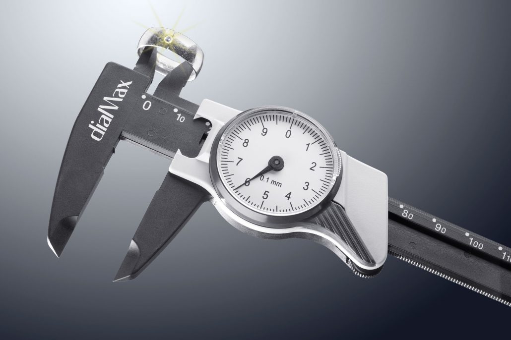 Produktbild von Handliches Schieblehre,Messing Messschieber,Messschieber Klein,Mini Messing Taschenlineal,Mini Messschieber Vernier,Messschieber,für Schmuck Schiebelehre Lineal Messwerkzeug